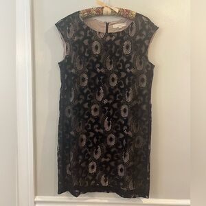 Loft Black Lace Sheath Dress